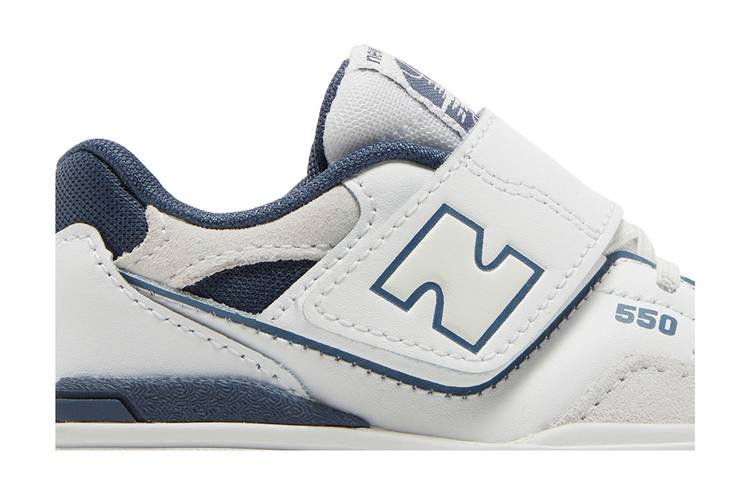 Кроссовки New Balance 550 Bungee Lace Top Strap Toddler 'White Vintage Indigo'