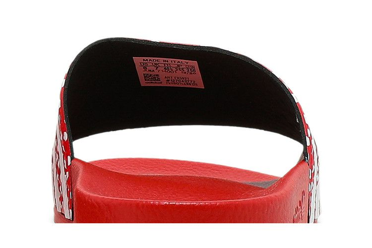 Adidas Wmns Adilette Slide 'Polka - Vivid Red'