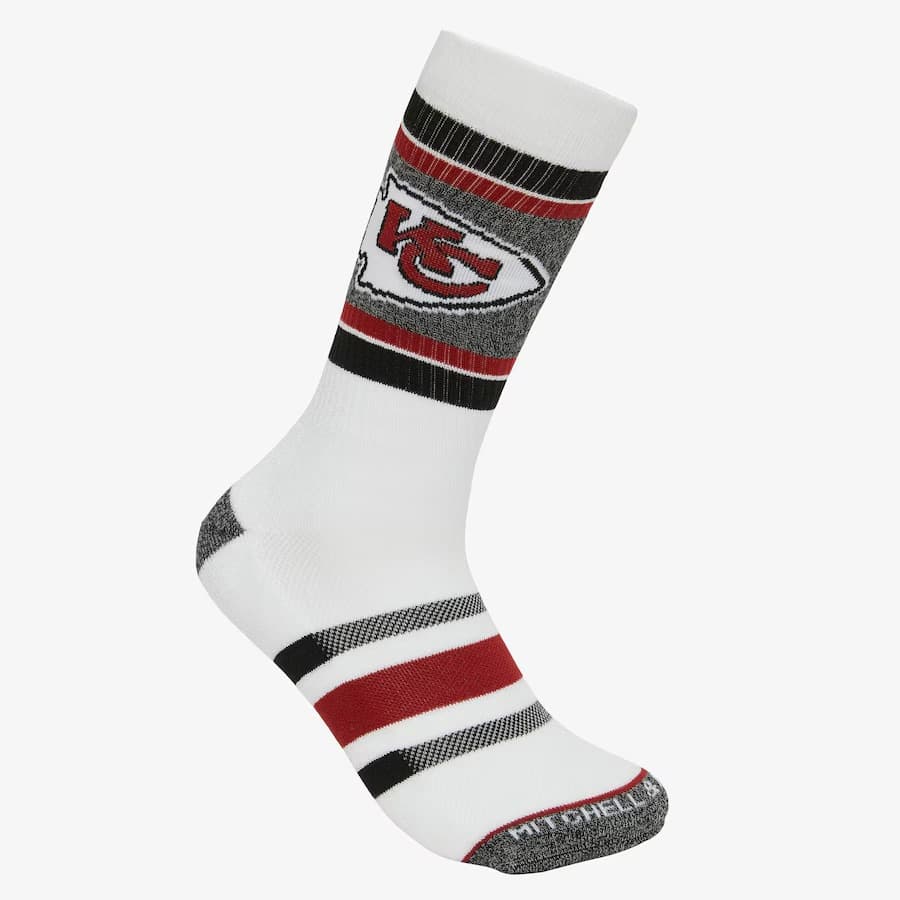 Спортивные носки Mitchell & Ness Kansas City Chiefs Interception Crew Socks