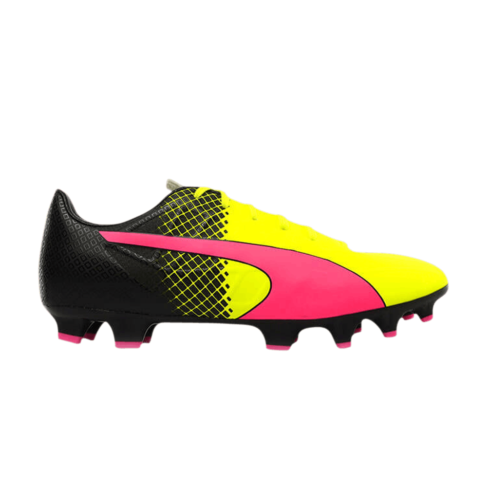 Кроссовки Puma evoSpeed 4.5 FG 'Tricks - Pink Glow Safety Yellow'