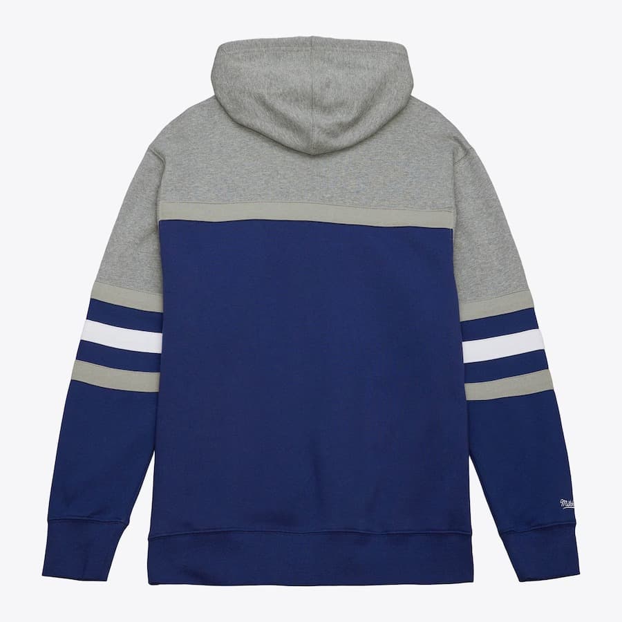 Худи Mitchell & Ness Blue Toronto Maple Leafs Head Coach Pullover Hoodie