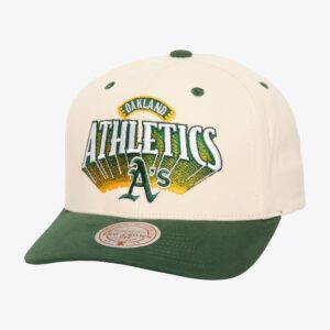 Mitchell-Ness-Cream-Athletics-Cooperstown-Collection-Horizon-Pro-Crown-Snapback-Hat-300x300
