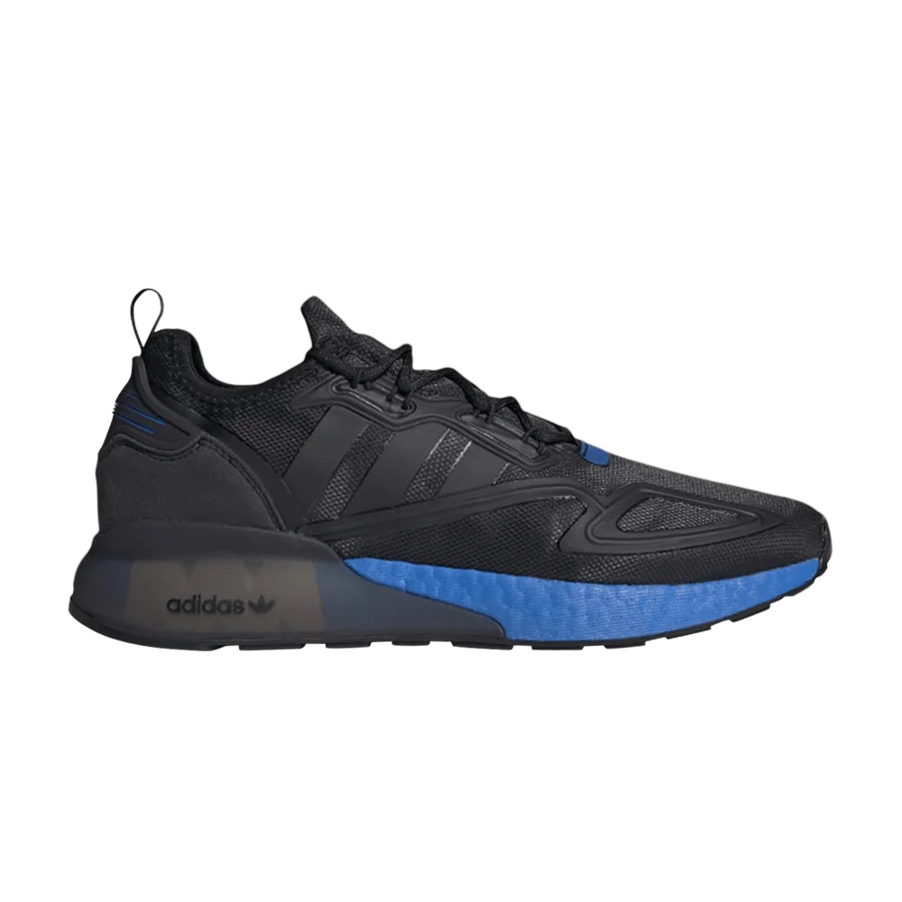 Кроссовки Adidas ZX 2K Boost 'Black Glow Blue'
