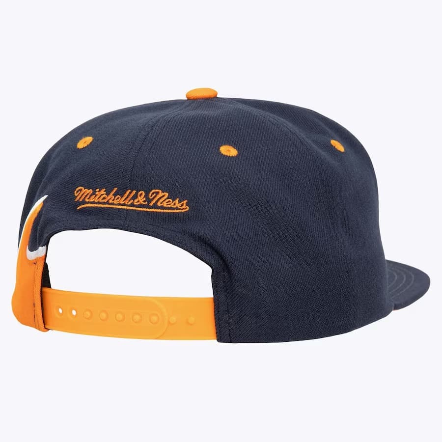 Бейсболка Mitchell & Ness Navy San Diego Padres Cooperstown Collection Rising Tide OG Snapback Hat