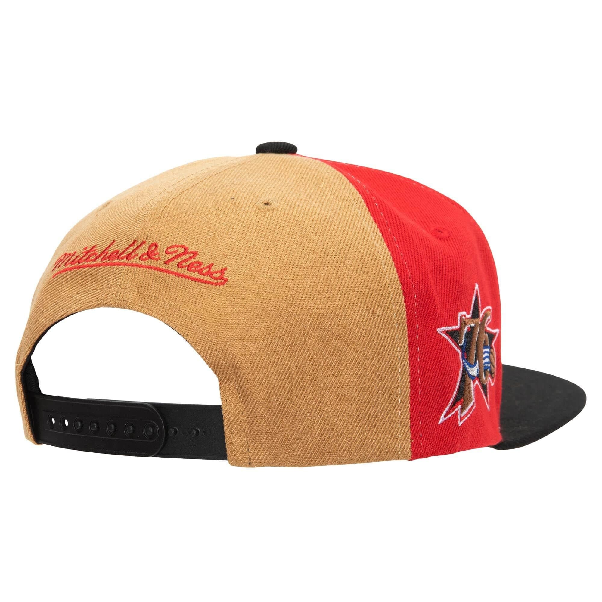 Бейсболка Mitchell & Ness On The Block Snapback HWC Philadelphia 76ers