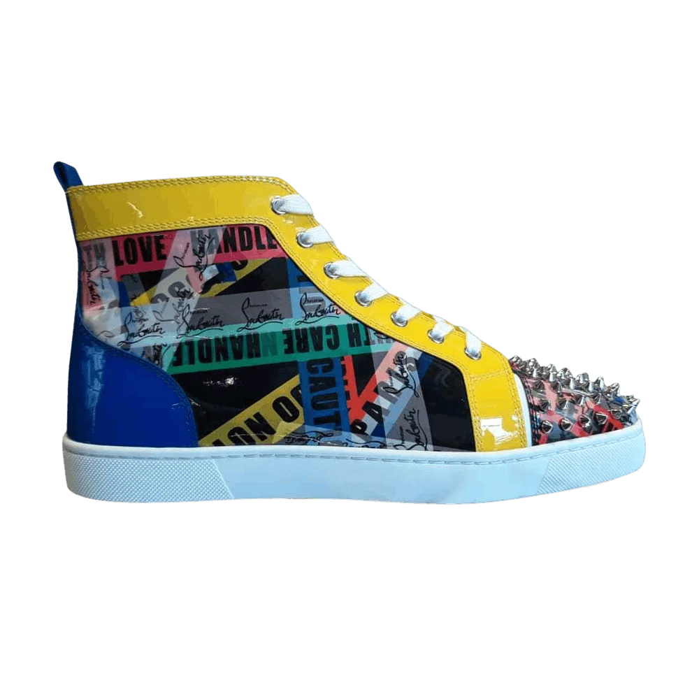 Krossovki-Christian-Louboutin-Louis-Flat-Calf-Spikes-Multi-Pattern