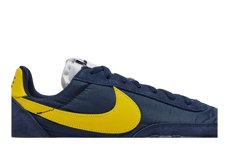Кроссовки Nike Waffle Racer 'Obsidian Chrome Yellow'