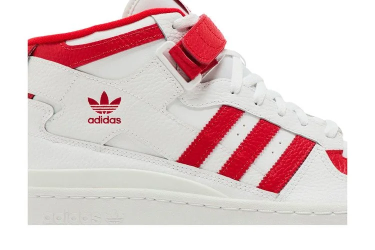 Кроссовки adidas Forum Mid 'White Vivid Red'