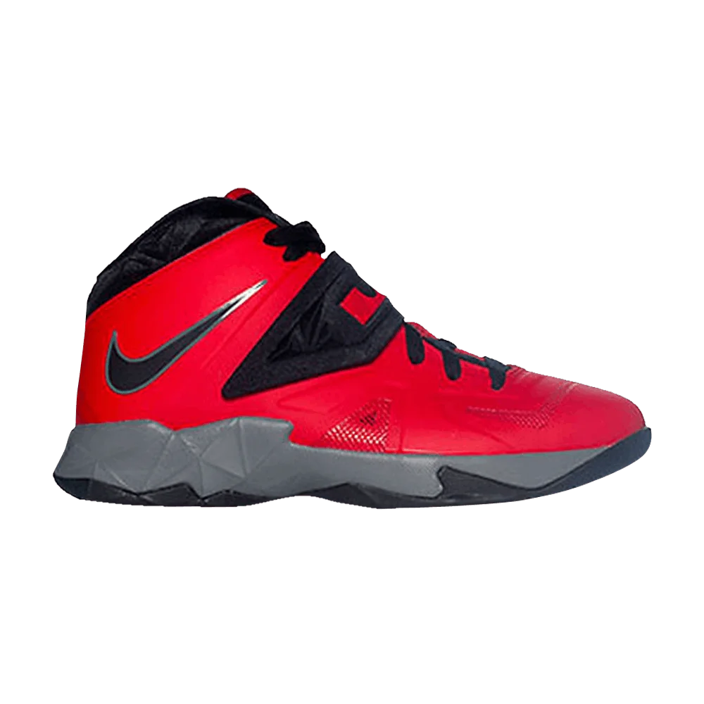 Кроссовки Nike LeBron Zoom Soldier 7 GS 'University Red Cool Grey'