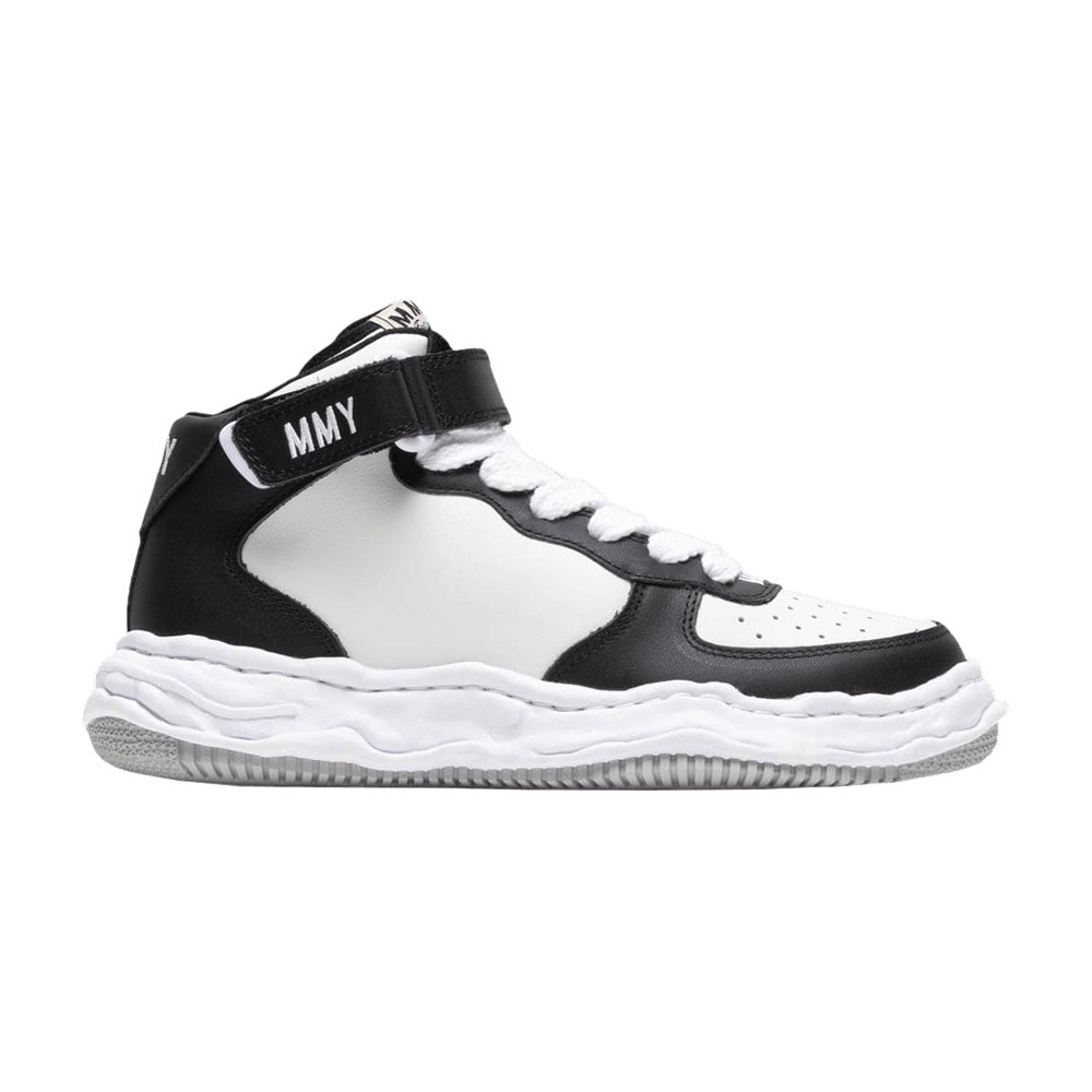 maison-mihara-yasuhiro-wayne-og-sole-leather-high-black-white-a08fw705-blk-wht