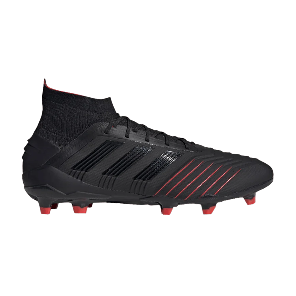 Krossovki-adidas-Predator-19.1-FG-Black-Active-Red