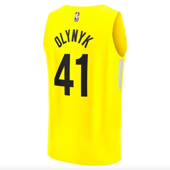 2022-23-Utah-Jazz-41-Kelly-Olynyk-Fast-Break-Icon-Yellow-Jersey-3
