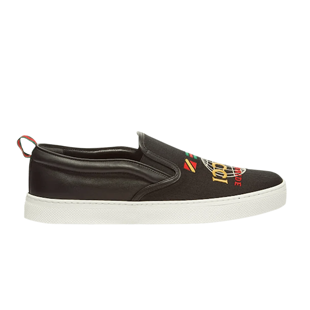 Krossovki-Gucci-Dublin-Slip-On-Worldwide-Flag-Black
