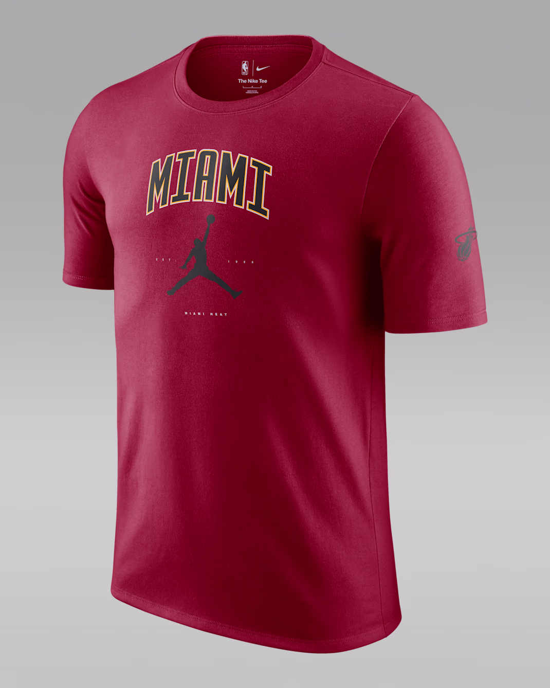 Мужская футболка Jordan NBA Miami Heat Essential Tough Red