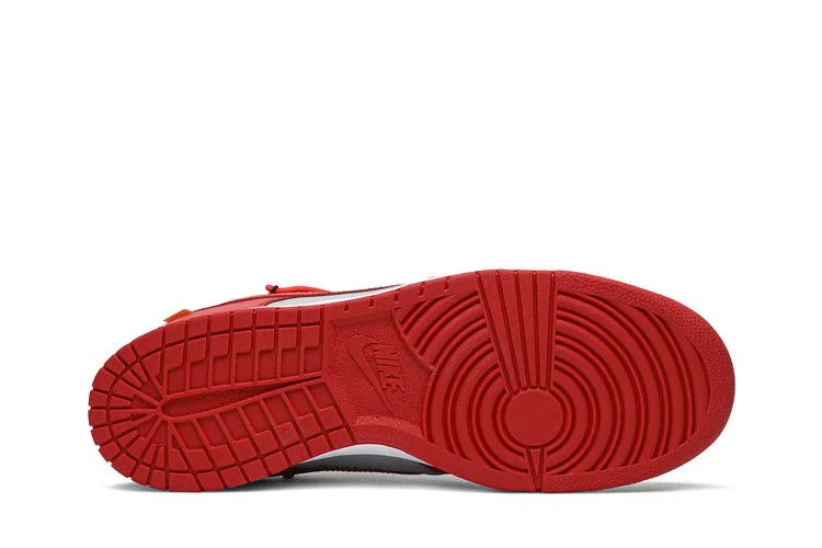 Кроссовки Off-White x Nike Dunk Low 'University Red'