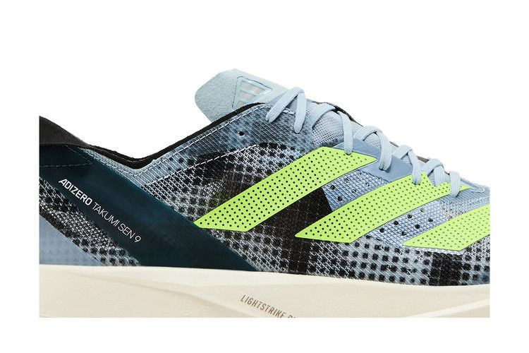 Кроссовки Adidas Adizero Takumi Sen 9 'Wonder Blue Lucid Lemon'