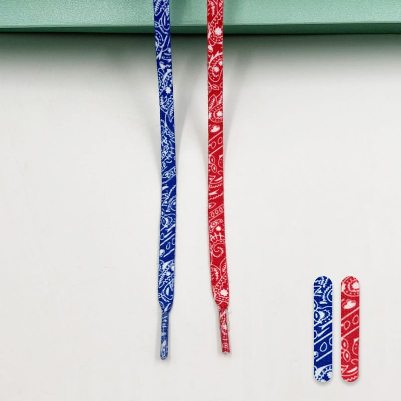 Шнурки Gorilla Guard Paisely Converse Red-Blue Laces