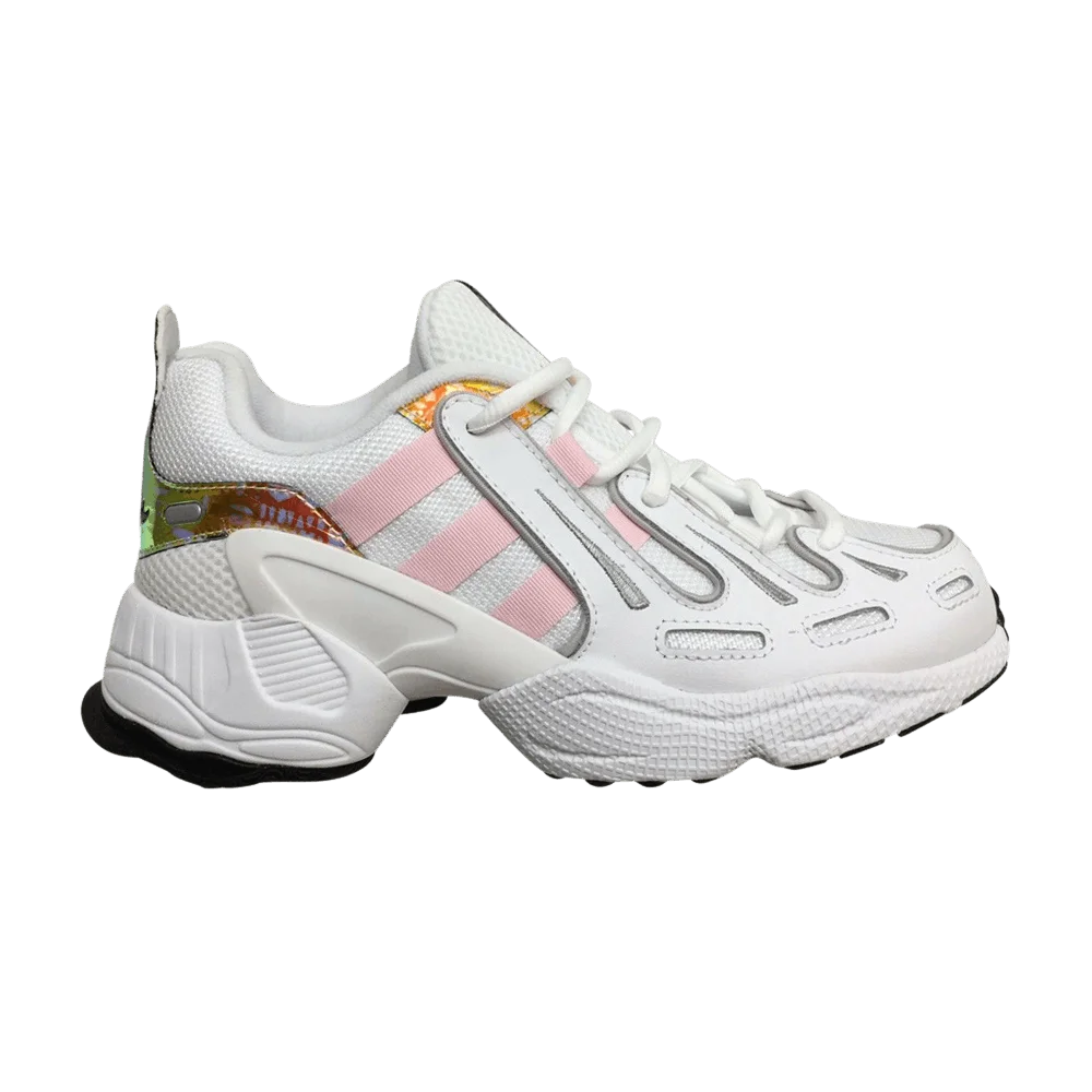 Кроссовки adidas EQT Gazelle J 'White Pink Iridescent'