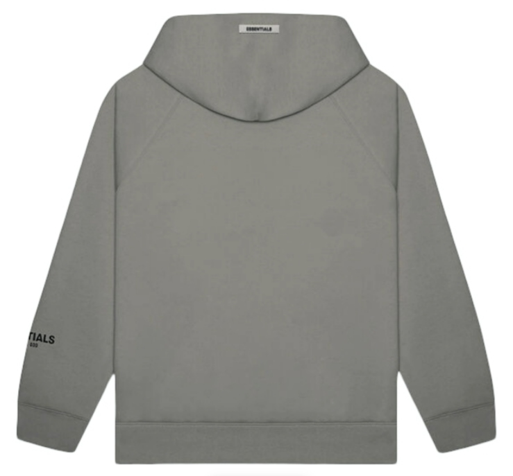 Худи FEAR OF GOD ESSENTIALS 3D Silicon Applique Pullover Hoodie Gray Flannel/Charcoal