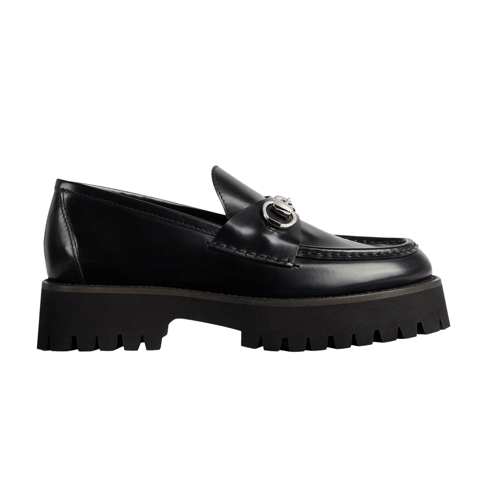 Кроссовки Gucci Wmns Horsebit Loafer 'Black'