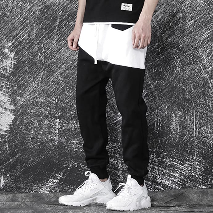 Спортивные штаны DPOY Colorblock White Pants