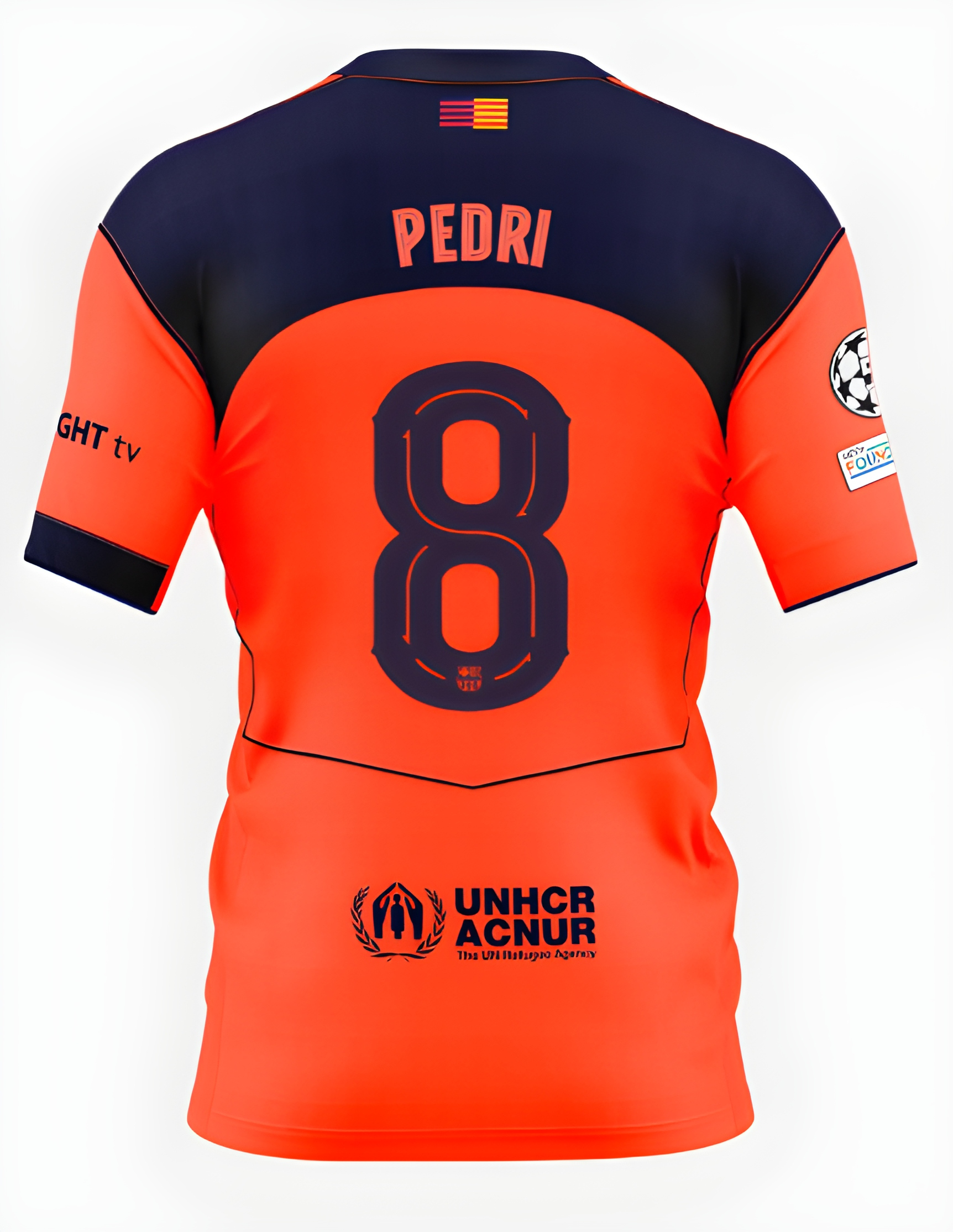 Женское футбольное джерси FC Barcelona T90 25/26 UCL third jersey PEDRI
