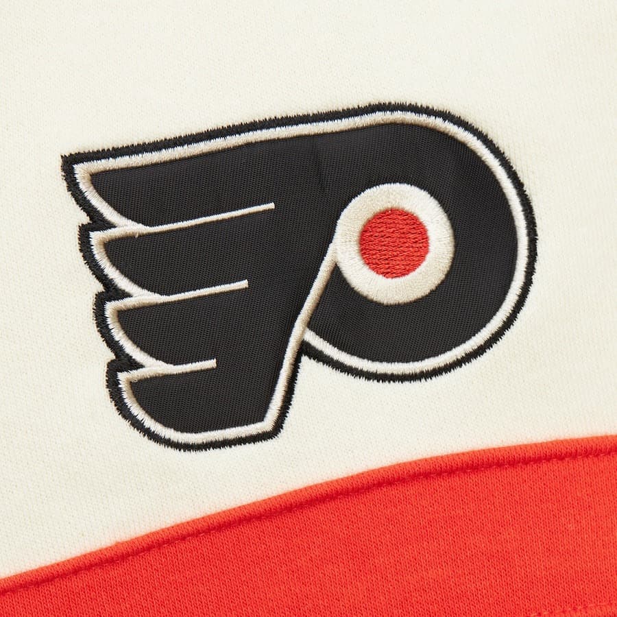 Худи Mitchell & Ness Tan Philadelphia Flyers Head Coach Fleece Pullover Hoodie