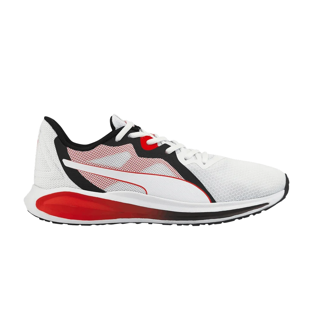 Krossovki-Puma-Twitch-Runner-White-High-Risk-Red