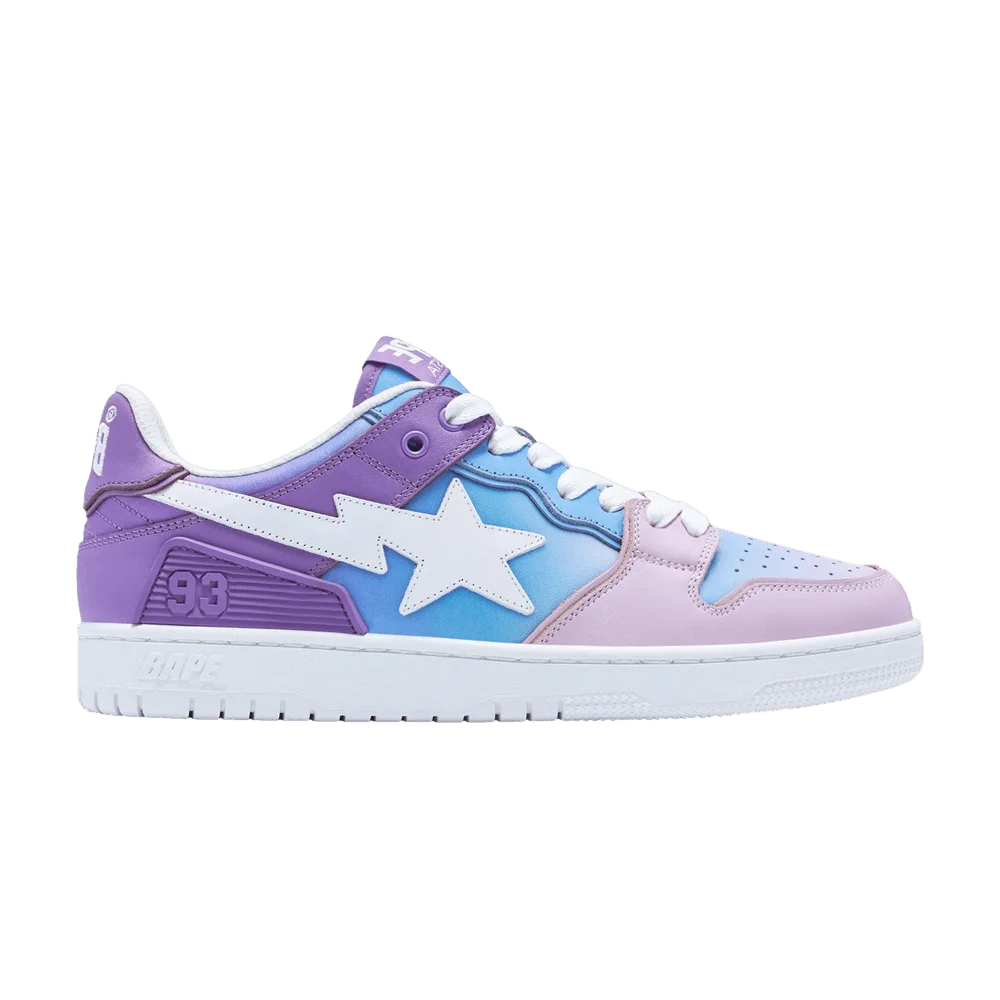 Krossovki-BAPE-Sk8-Sta-1-M1-Purple-Gradient