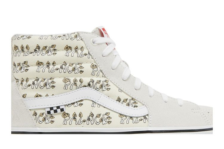 Palace x Vans Sk8-Hi 'Mushrooms - Marshmallow'