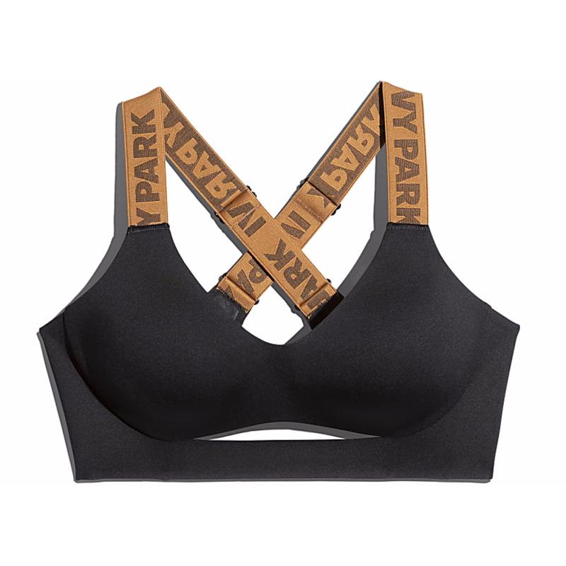 Спортивный топ adidas Ivy Park Cutout Medium Support Bra (Plus Size) Black