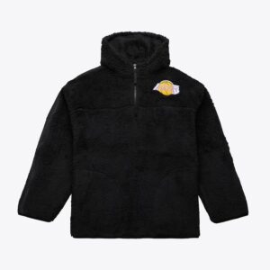 Mitchell-Ness-Black-Los-Angeles-Lakers-Polar-Fleece-Quarter-Zip-Pullover-Hoodie-300x300
