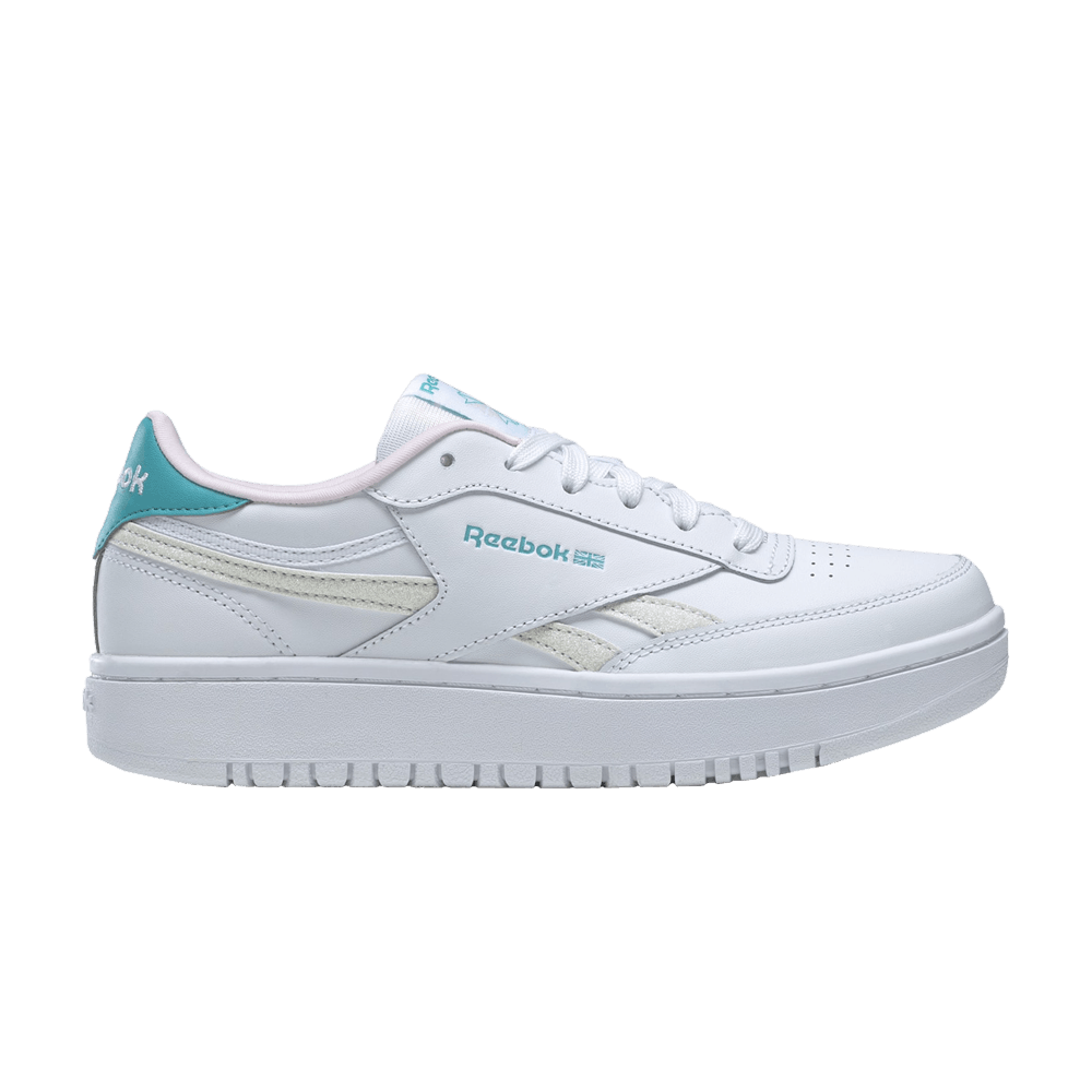 Кроссовки Reebok Club C Double J 'White Classic Teal'