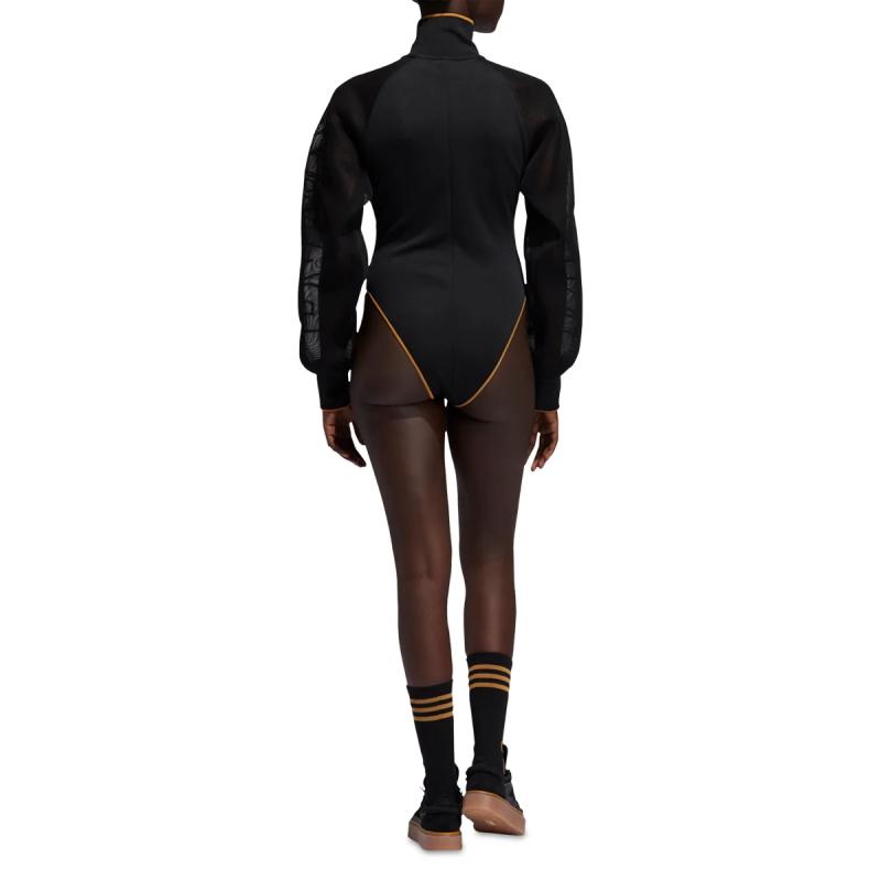Боди adidas Ivy Park Mesh Sleeve Bodysuit Black/Mesa