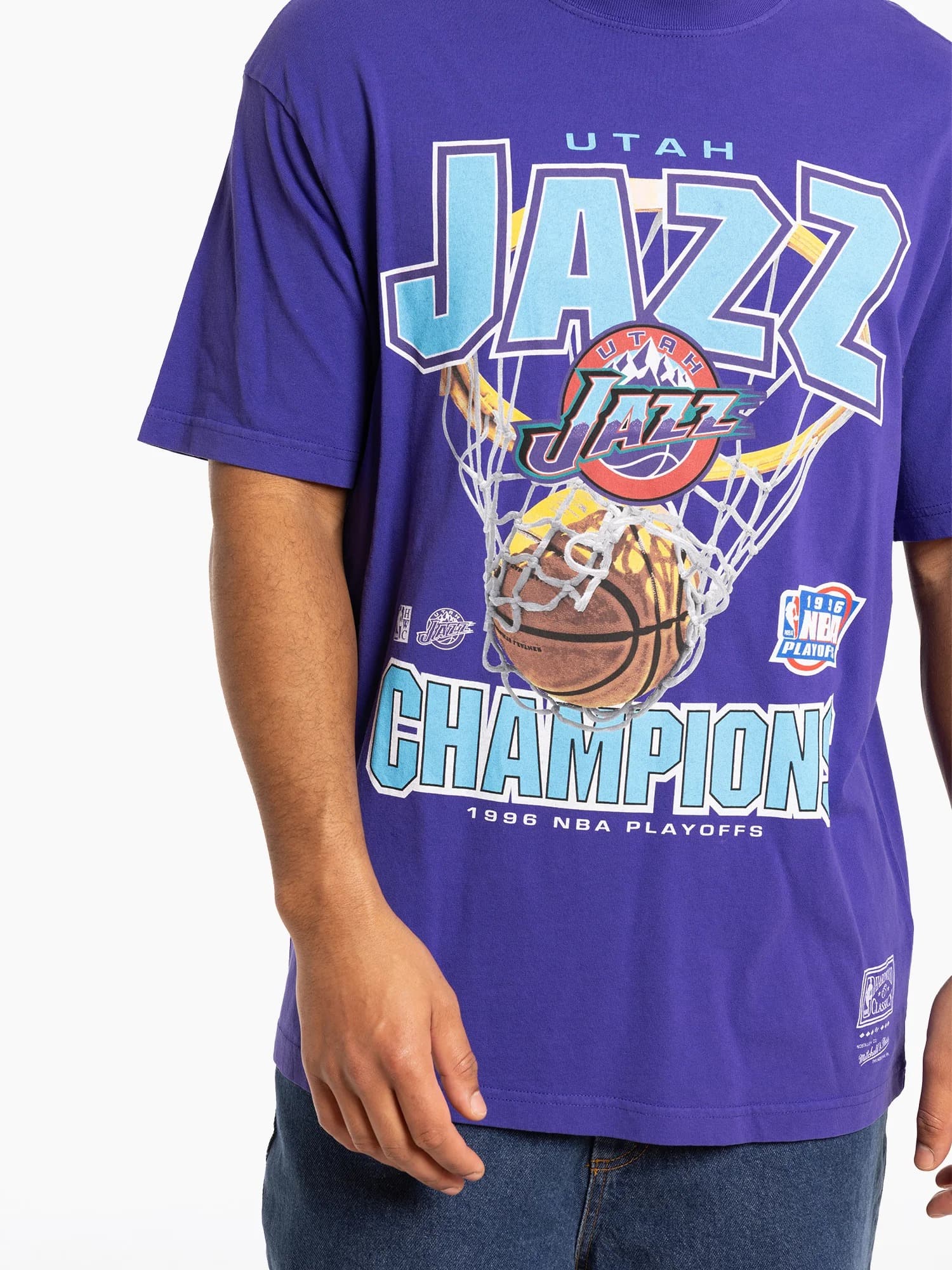 Футболка Mitchell & Ness Utah Jazz Nothin’ But Net Vintage T-Shirt
