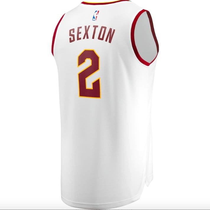 Баскетбольная джерси Cleveland Cavaliers #2 Collin Sexton Fast Break Association White Jersey