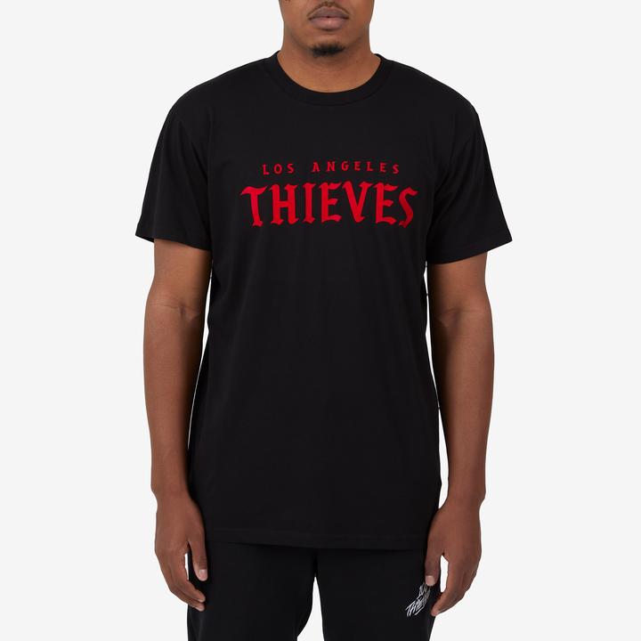 Футболка 100 Thieves LA Thieves Signature SS Tee Black