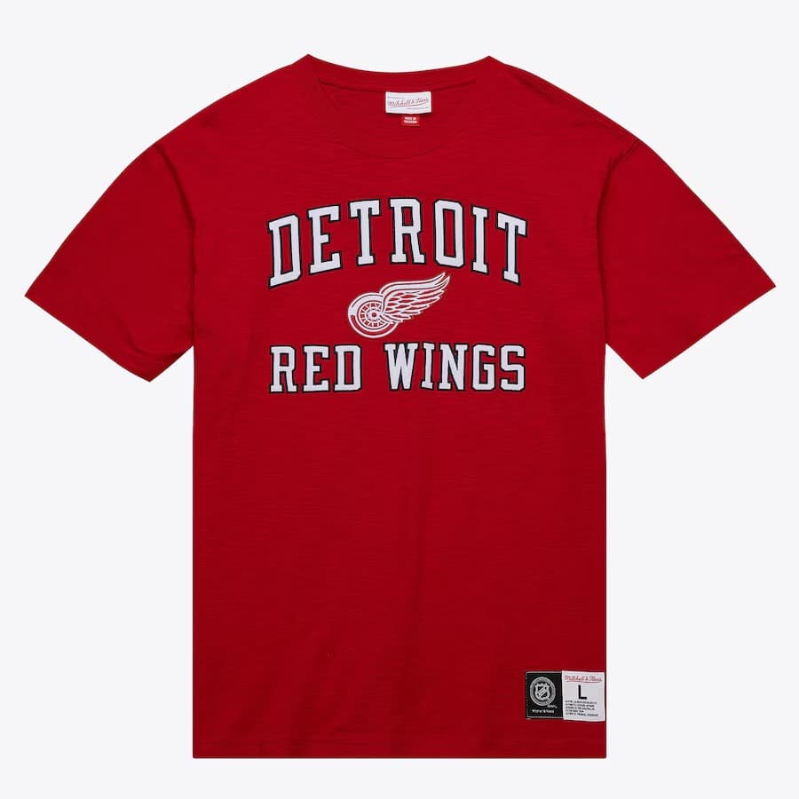 Футболка Mitchell & Ness Red White Detroit Red Wings Legendary Slub T-Shirt