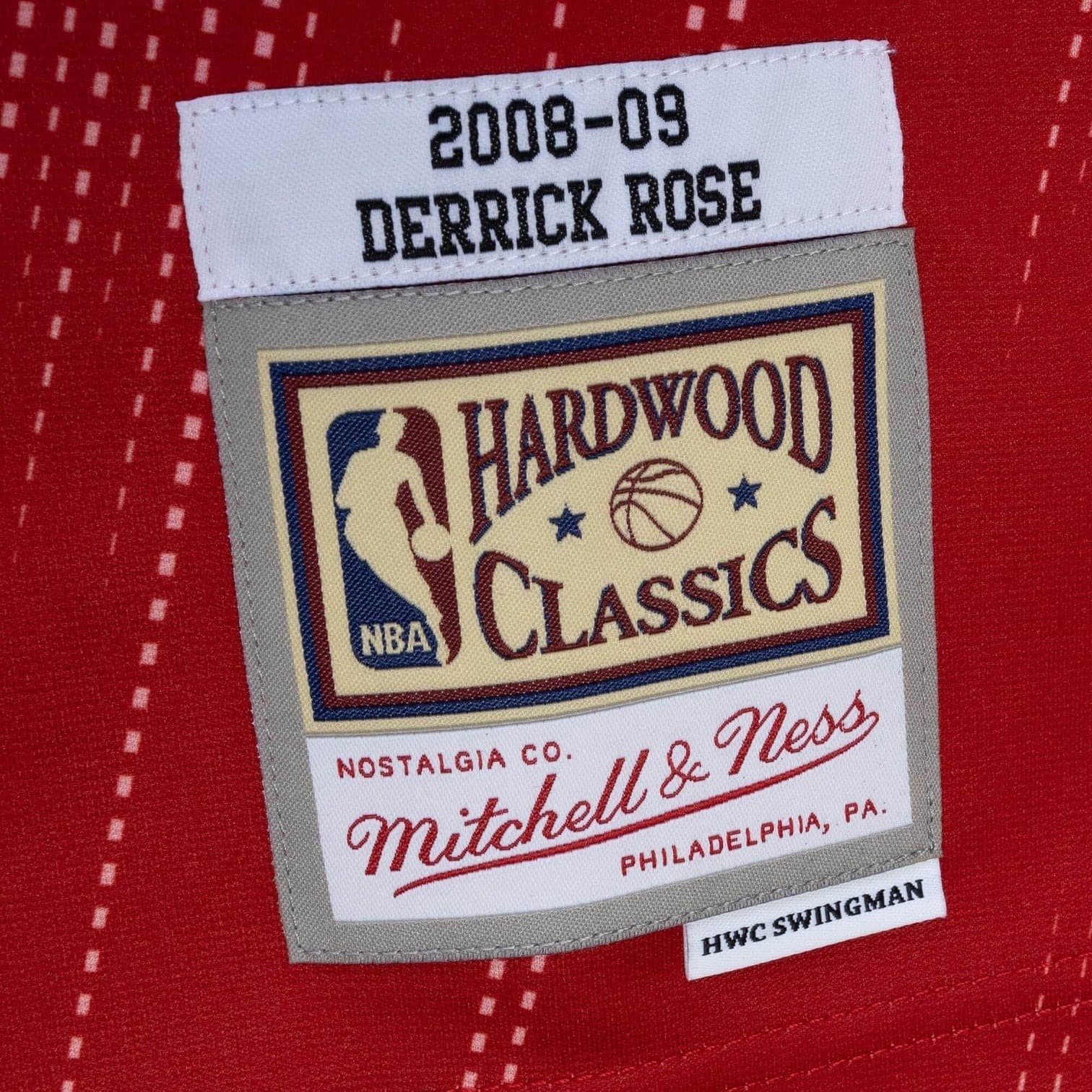 Баскетбольная джерси 2008-09 Chicago Bulls Derrick Rose #1 NBA Swingman Monochrome Jersey