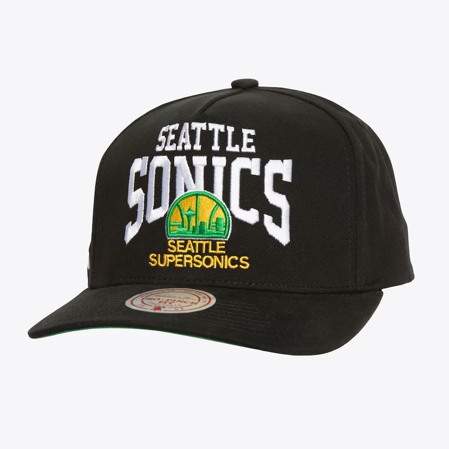 Mitchell-Ness-Black-Seattle-SuperSonics-Hardwood-Classics-Big-Time-Pro-Snapback-Hat
