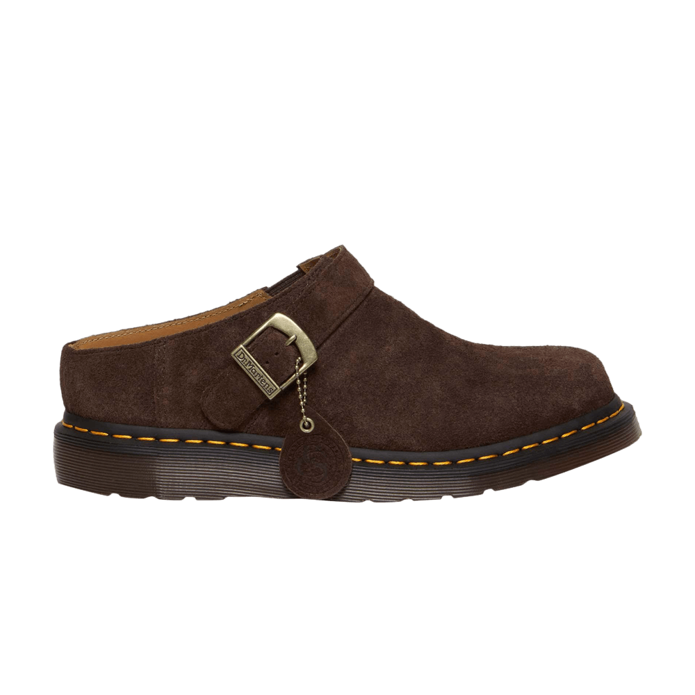 Dr. Martens Isham Desert Oasis Suede Mule 'Dark Brown'