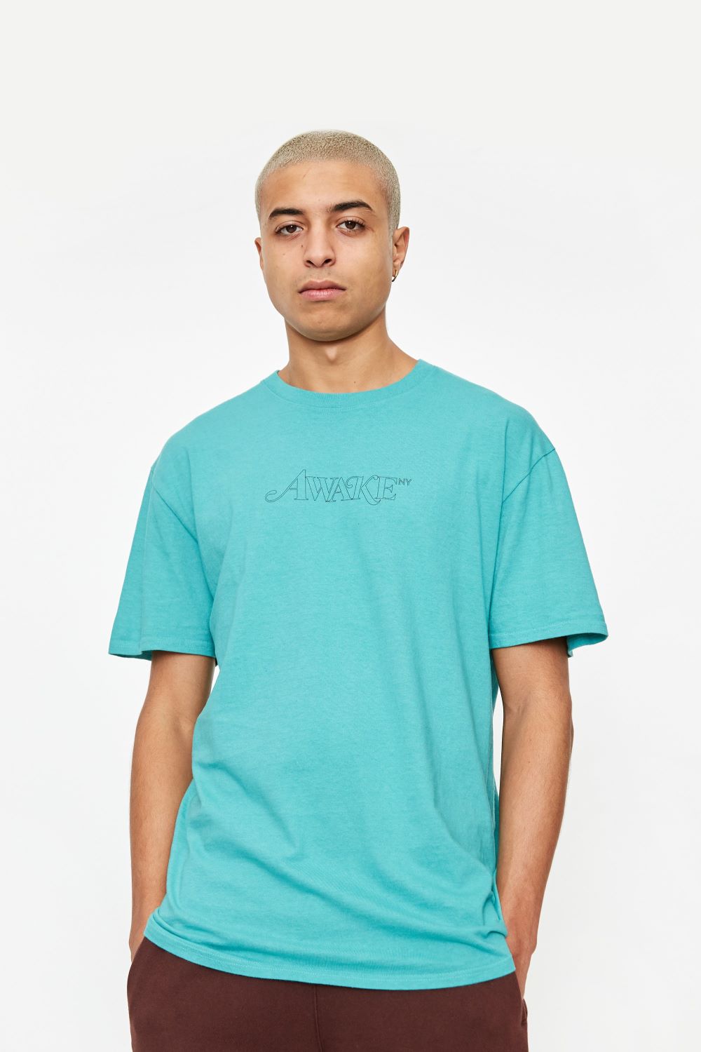 Футболка Awake Classic Outline Logo T-shirt Teal