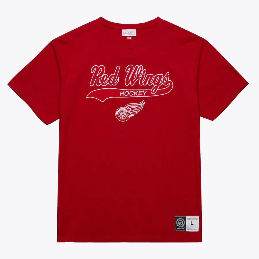 Футболка Mitchell & Ness Red Detroit Red Wings Legendary Slub T-Shirt