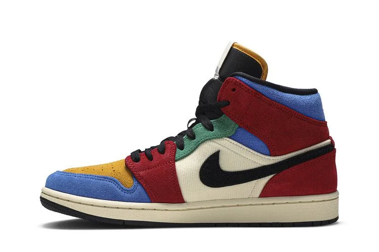 Кроссовки Blue The Great x Air Jordan 1 Mid 'Fearless'