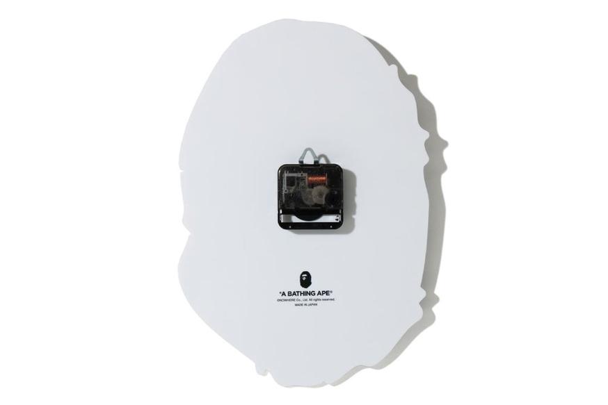 Настенные часы BAPE ABC Camo Ape Head Wall Clock Pink