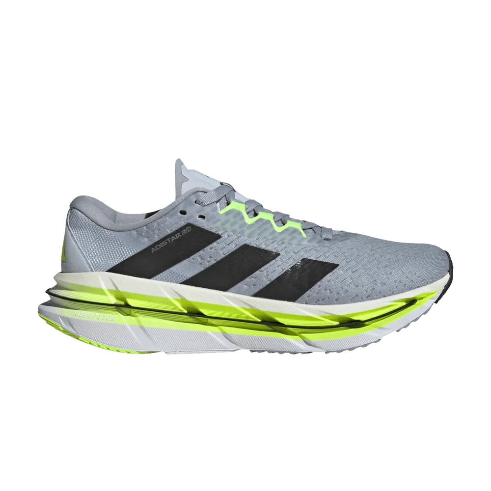 Кроссовки adidas Adistar BYD 'Halo Silver Black Lucid Lemon'