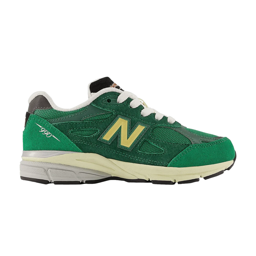 Кроссовки Teddy Santis x New Balance 990v3 Little Kid 'Green Gold'