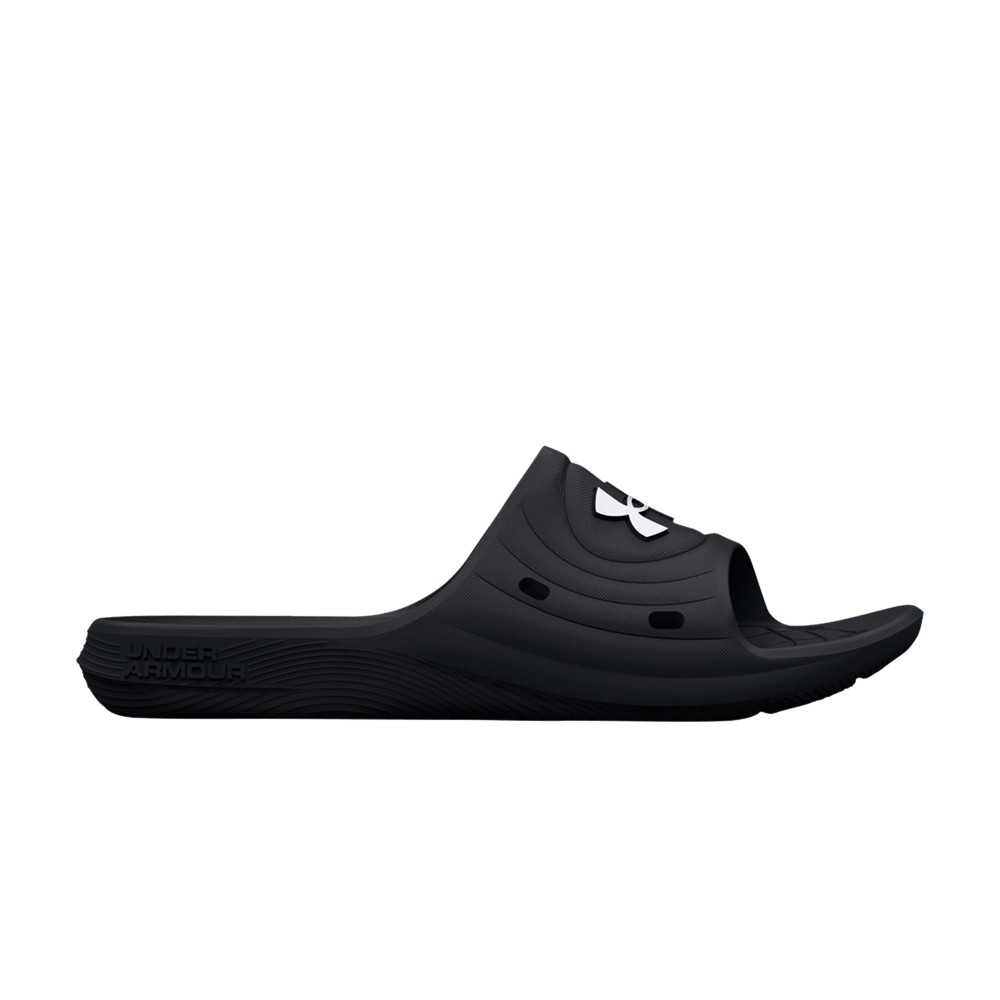 Under Armour Wmns Locker 4 Slide 'Black White'