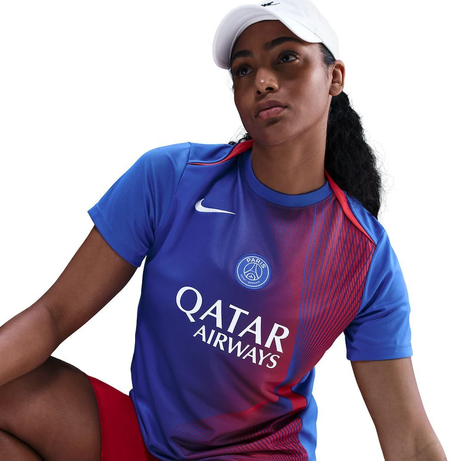 Женское футбольное джерси PSG Nike Third Pre Match Top - Royal Blue