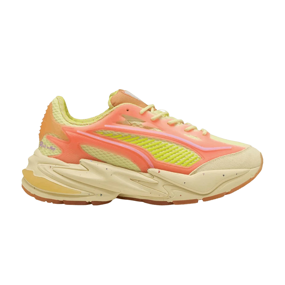 Кроссовки Rick and Morty x Puma RS Surge 'Gold Moon Fizzy Sun'